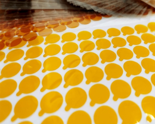 Die-cut and bent Mylar insulation sheet insulating gasket