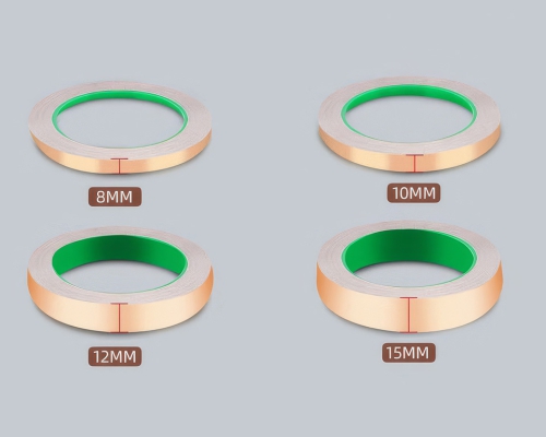 Adhesive-backed conductive high-shielding copper foil tape