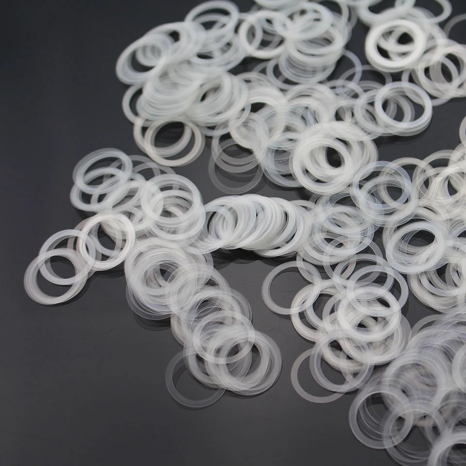 Transparent PVC or PET insulating gasket