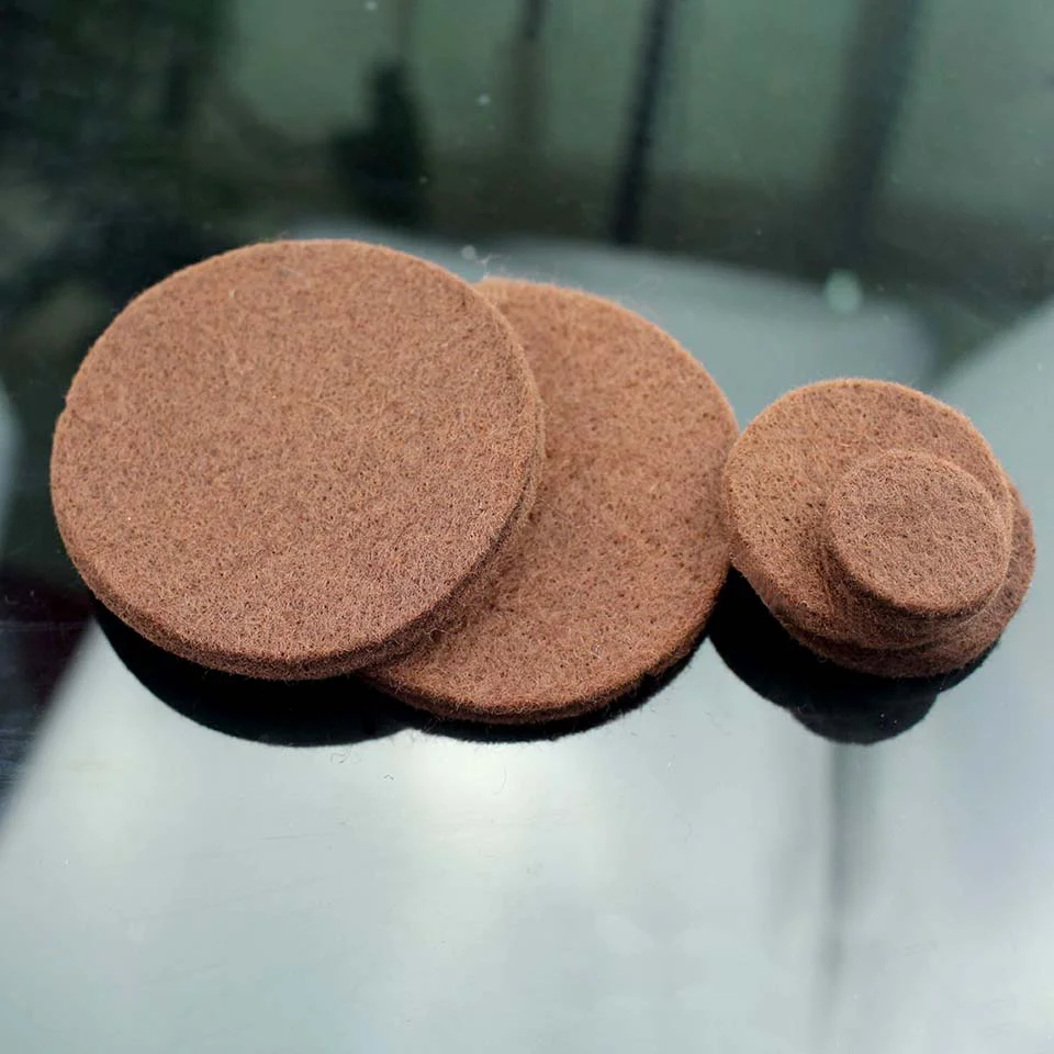 Die-cutting thickened felt gasket