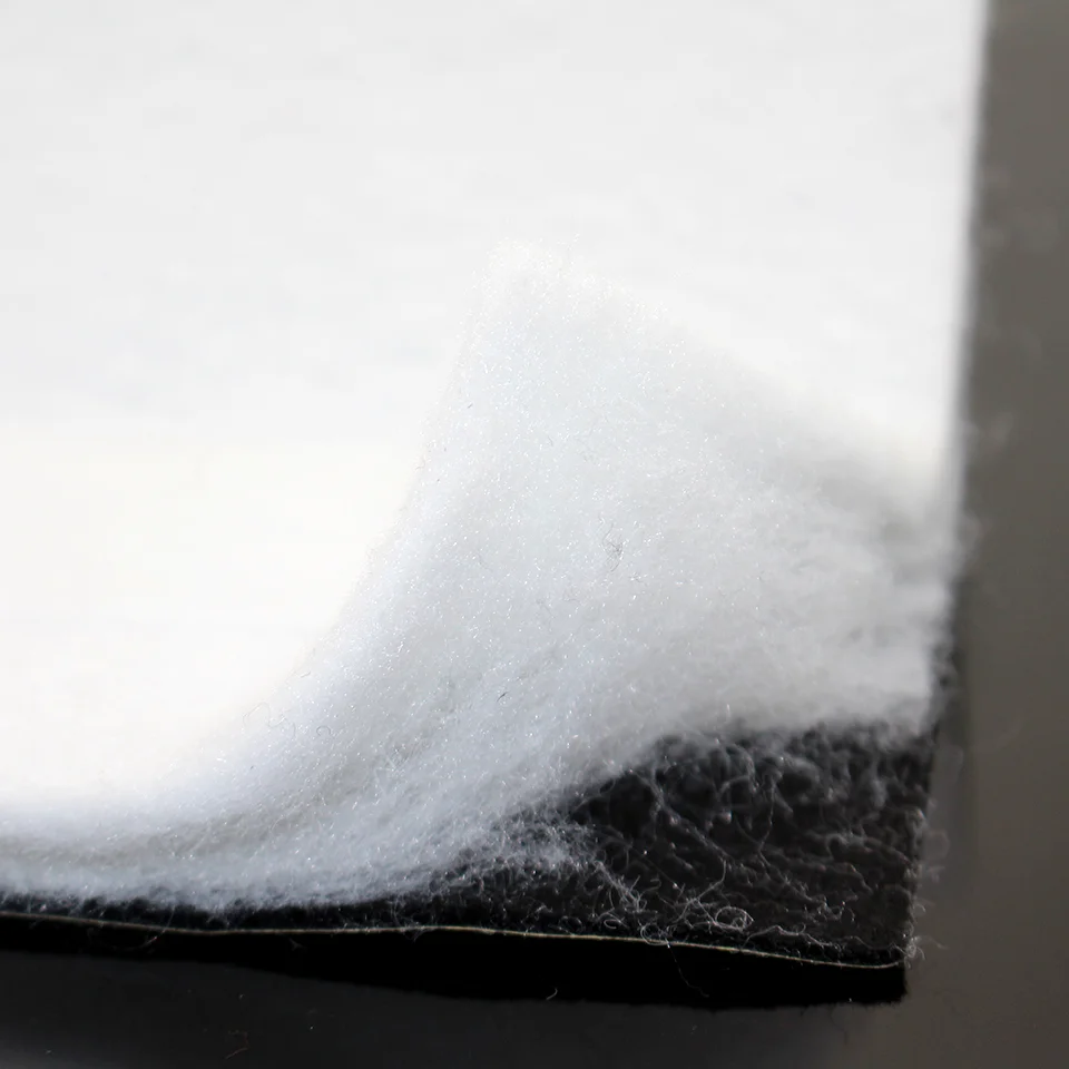 Automotive engine sound-absorbing cotton tape adhesive die cut soundproof cotton felt with adhesive backing