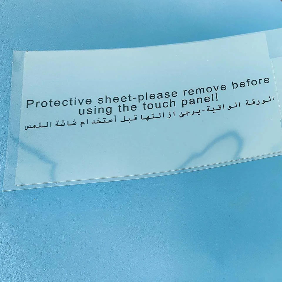 PET or PVC transparent printed labels